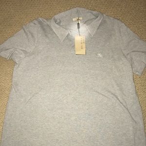 Men’s Burberry Brit Grey Polo XXL NWT!!
